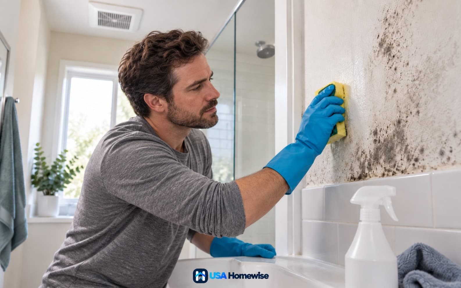 How to Remove Mold From Bathroom Walls